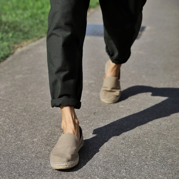 Mens grey deals espadrilles