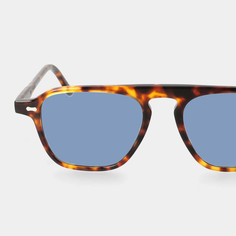 Panama Eco Spotted Havana | Blue Sunglasses
