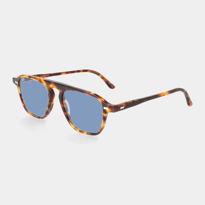 Panama Eco Spotted Havana | Blue Sunglasses