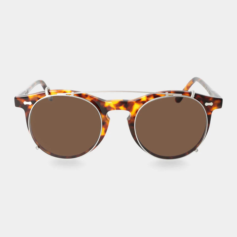 Pleat Eco Spotted Havana | Tobacco Sunglasses