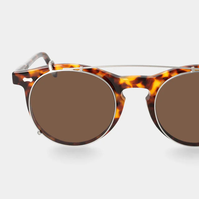 Pleat Eco Spotted Havana | Tobacco Sunglasses