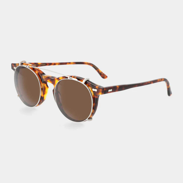 Pleat Eco Spotted Havana | Tobacco Sunglasses