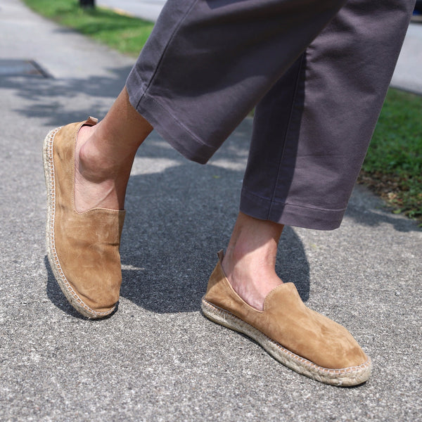 Cangrej Camel Suede Espadrilles