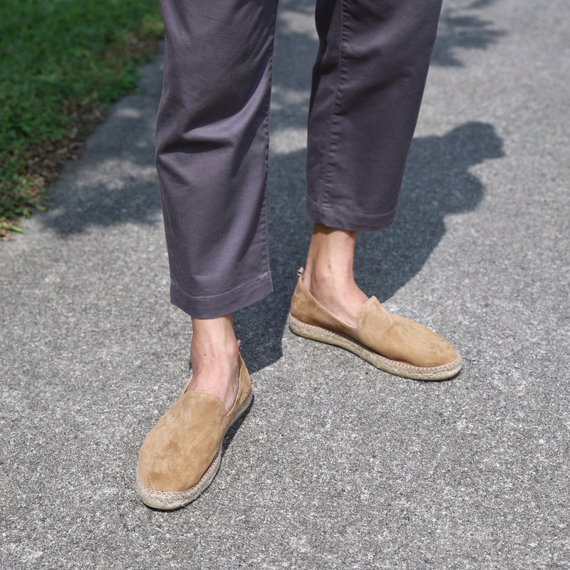 Cangrej Camel Suede Espadrilles