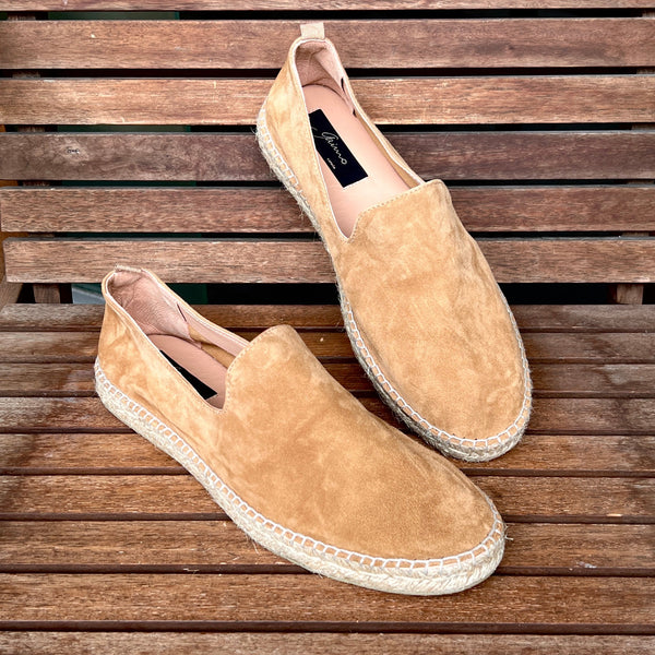 Cangrej Camel Suede Espadrilles