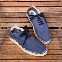 Lupo Lace-up Blue Espadrilles