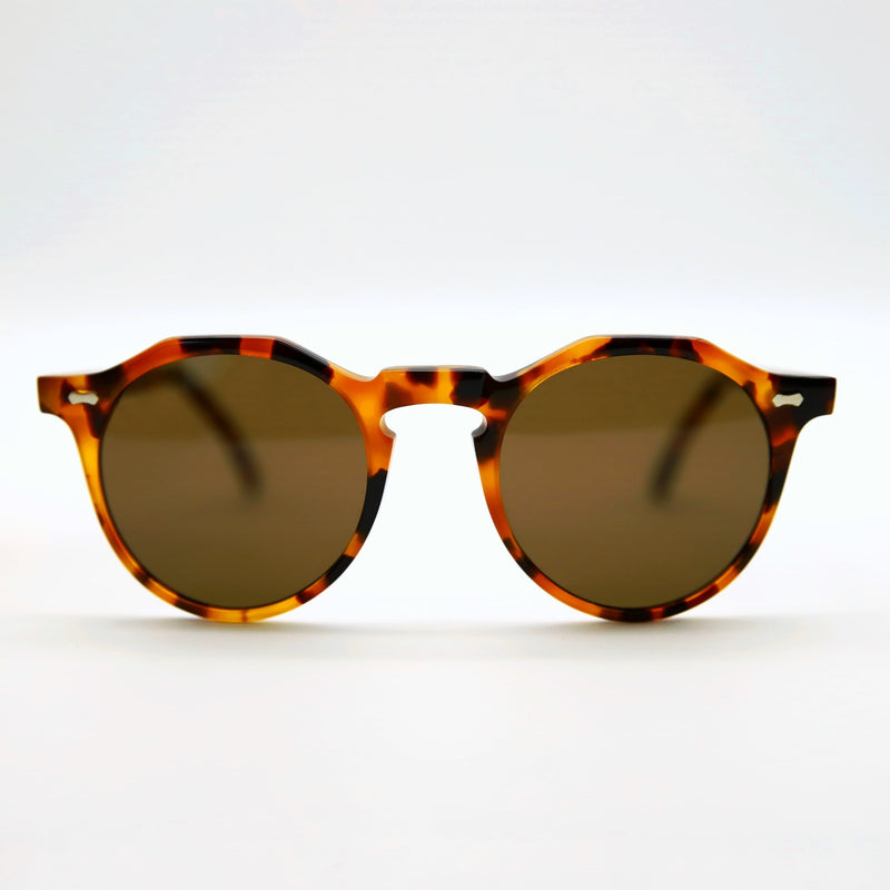 LAPEL AMBER TORTOISE Sunglasses
