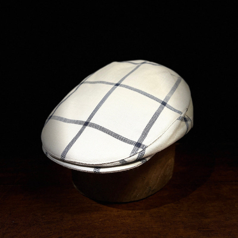 City Boy Windowpane Flat Cap - Grey